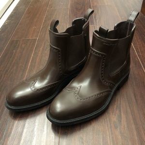 Salvatore Ferragamo Oxford style rain boot